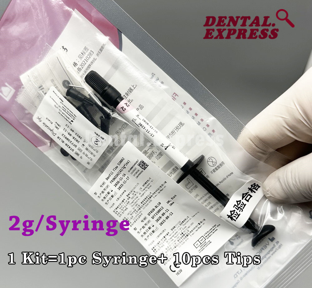 Dental Flowable Hybrid Light Cure Resin Tooth Refill Repair Material A1 A2 A3 B1