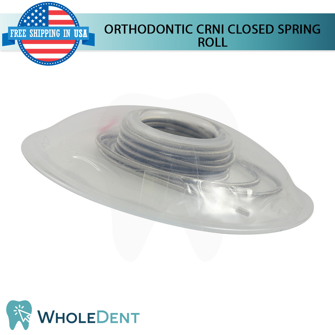 Orthodontic Dental CrNi Closed Coil Spring Roll Stainless Steel 100cm .008″x.032