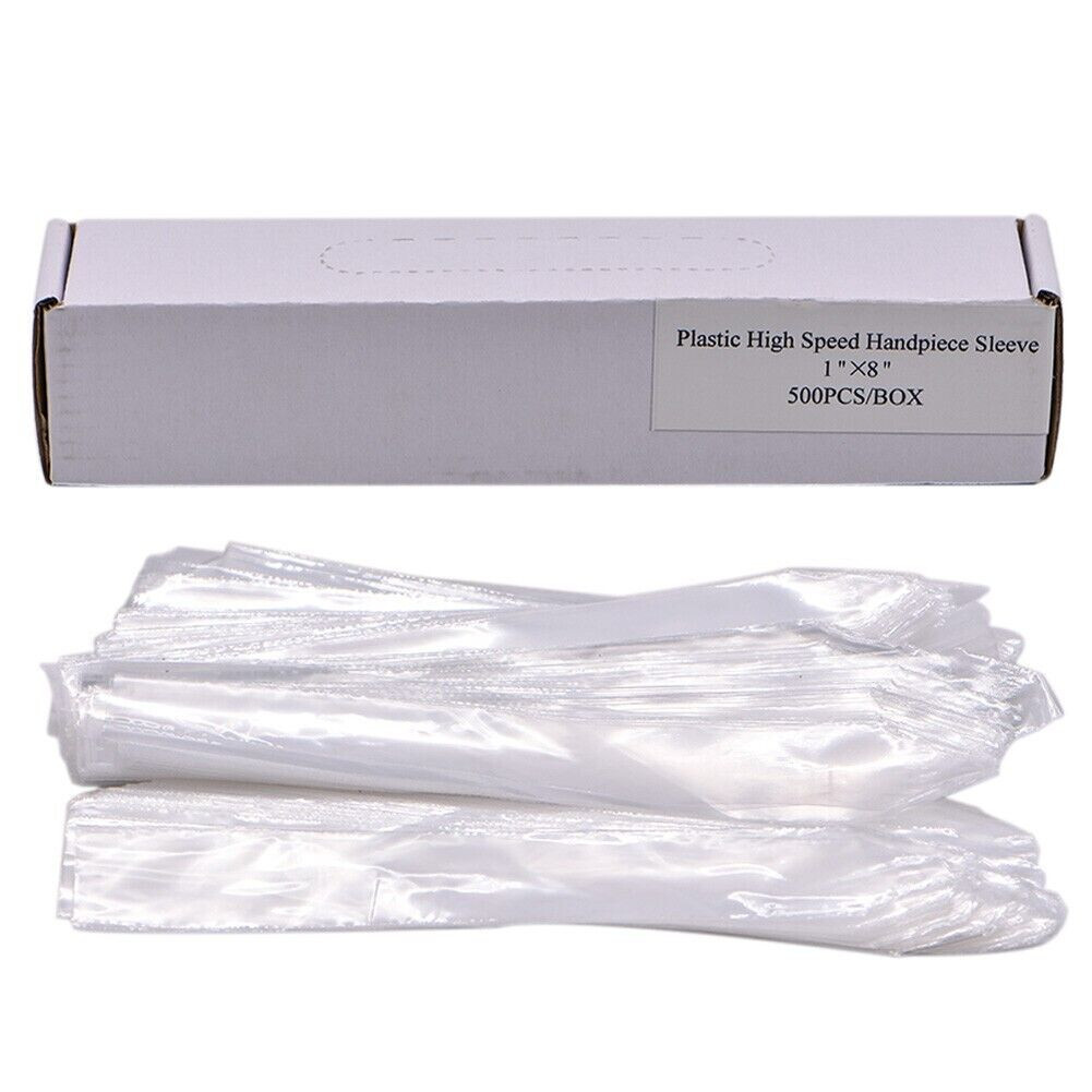 500/Box Dental High Speed Handpiece Sleeves Cover Disposable Sleeve 1.0″ x 8 “