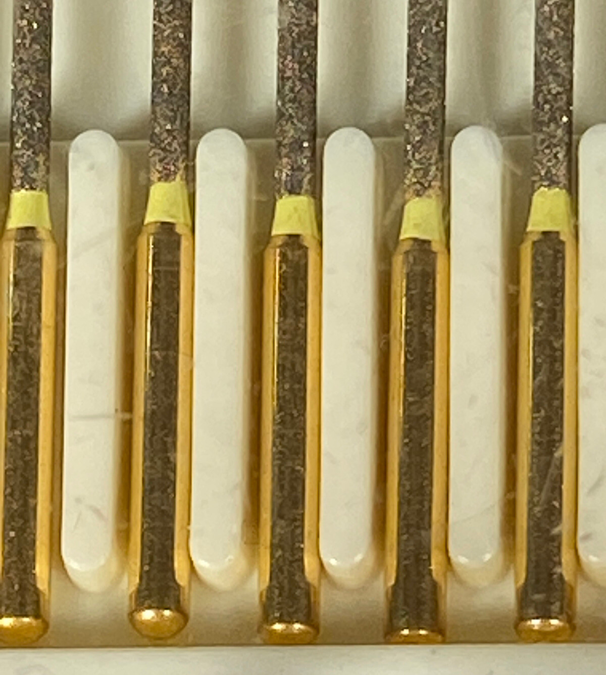 Beveled Cylinder FG Diamond 1.2mm 20x High Quality GoldBurs G/130(885)012Sxf