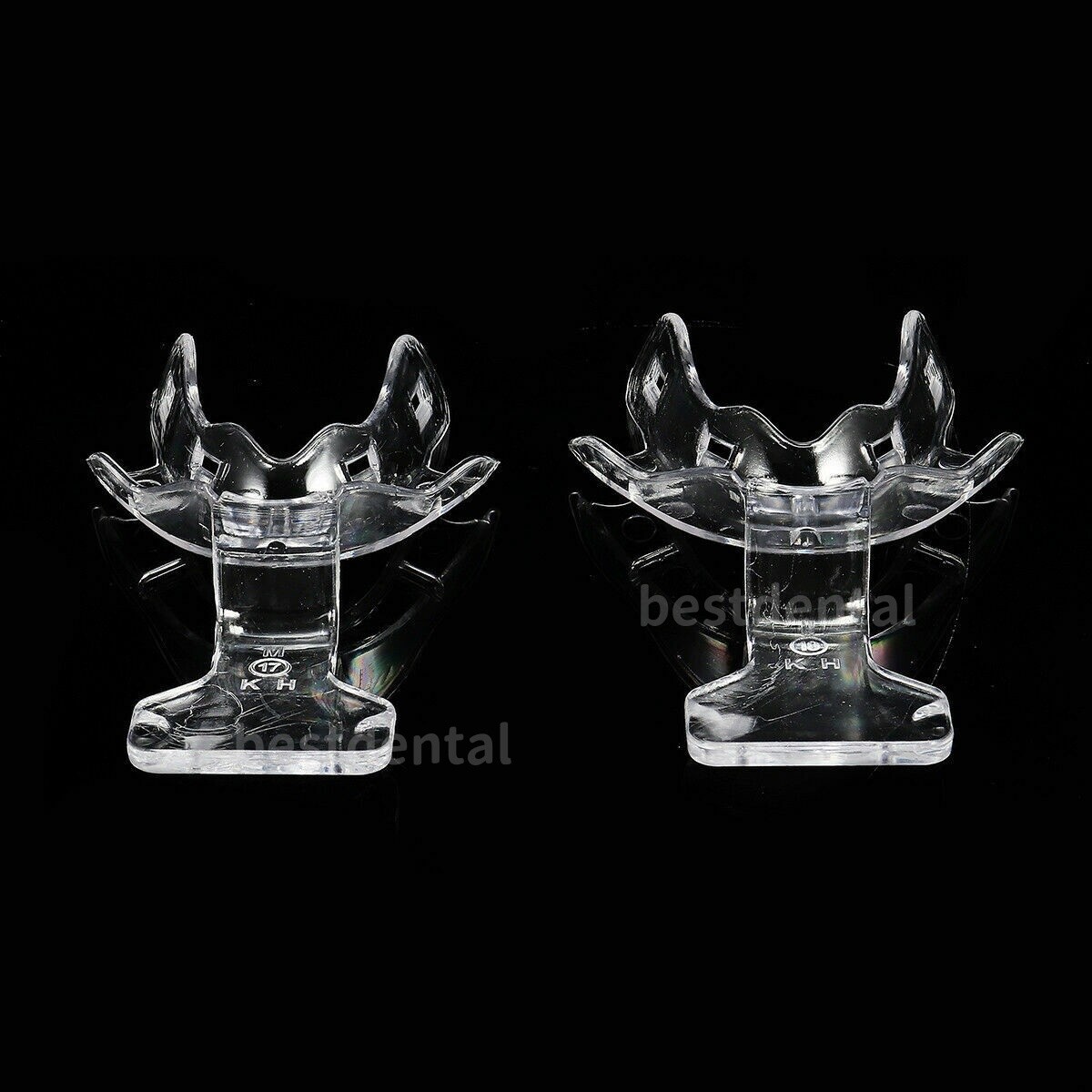 18pcs/set Dental Impression Trays Frame Cut Back Edentulous Jaw Sterilize 135℃