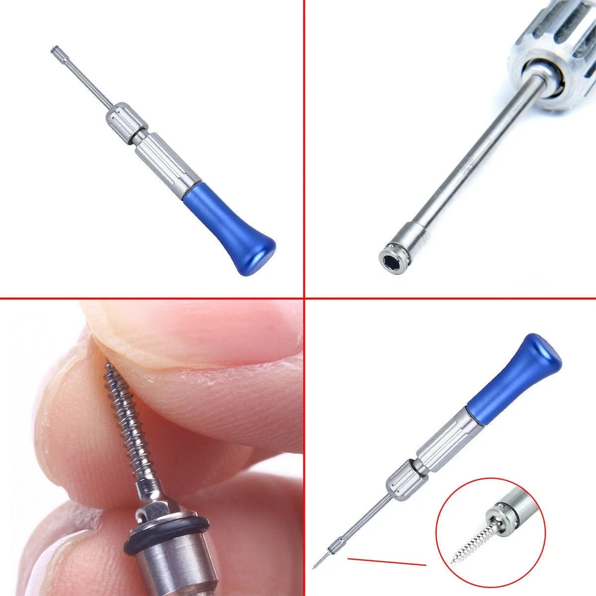 15 Sizes Dental Orthodontic Self-Drilling Titanium Thread Micro Implants Screw