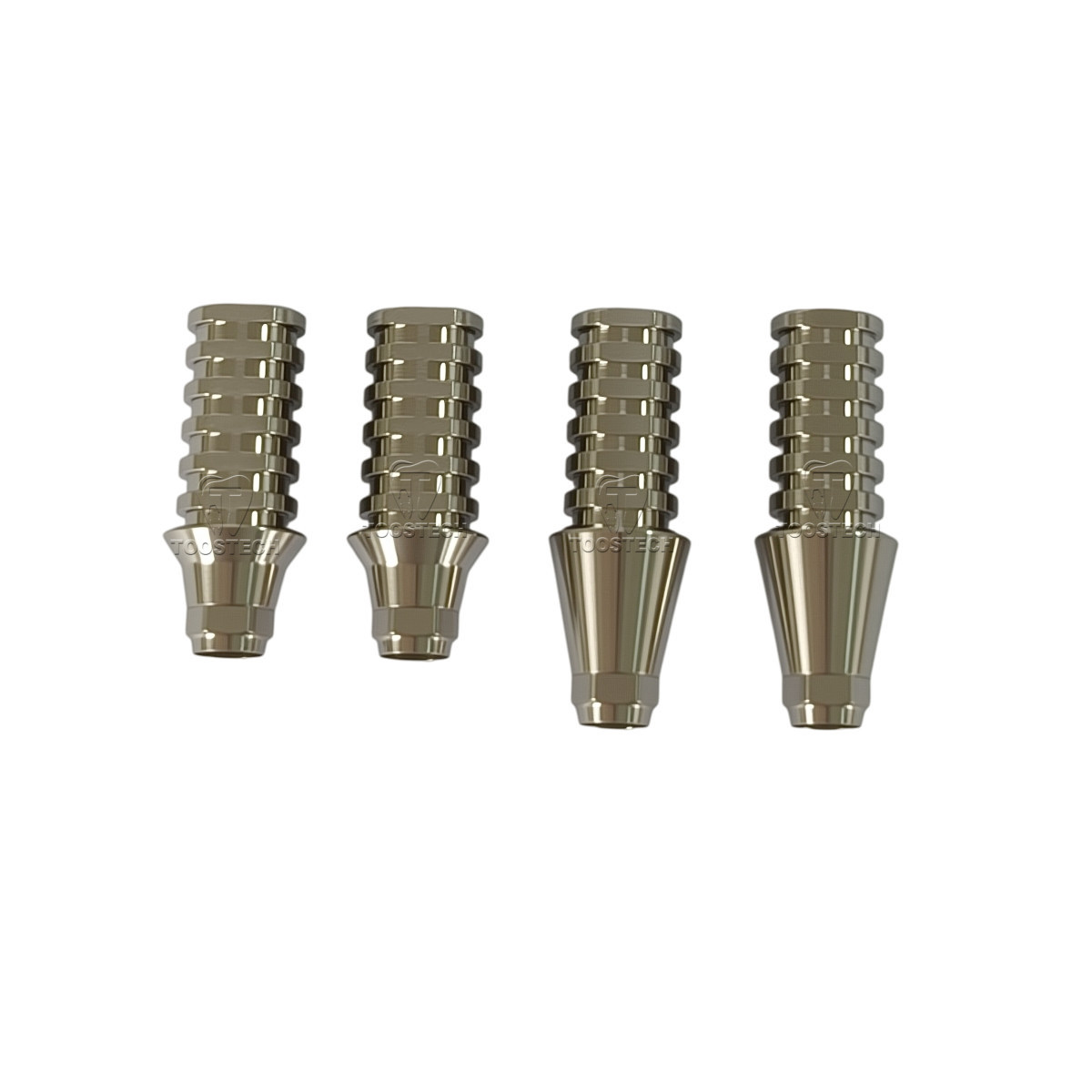 6pcs Titanium Temporary abutment compatible DIO UF platform Regular Mini GH1/2/3