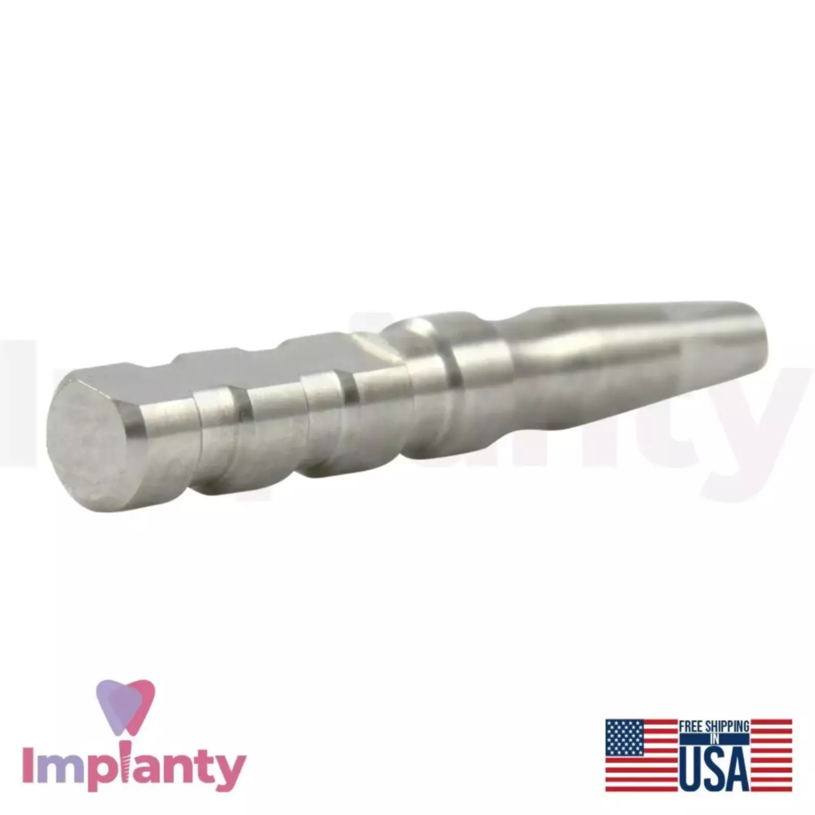 GDT One Piece Dental Fixture Analog 20mm Titanium Steady Grip Dentistry Tool