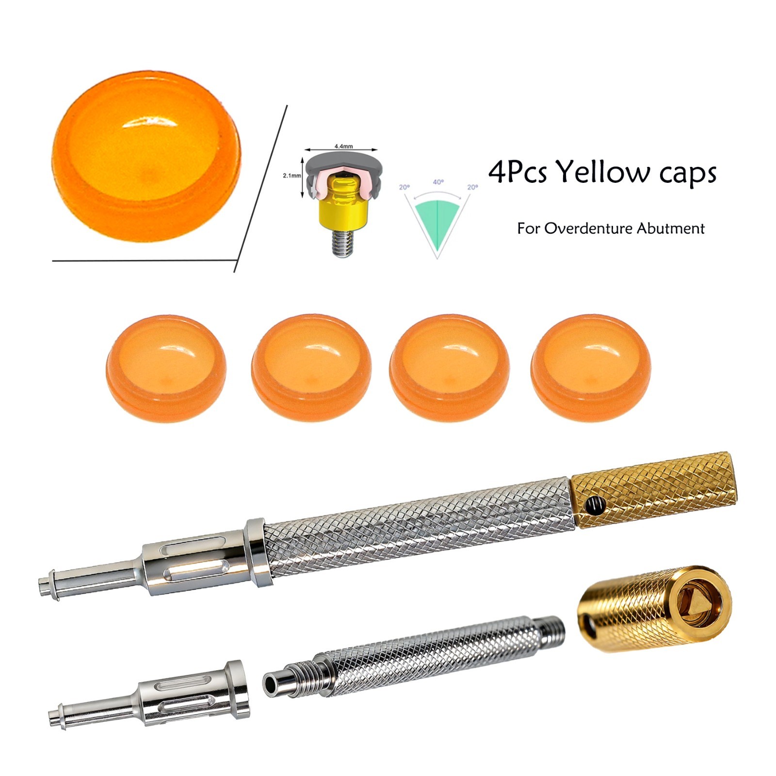 US Dental Implant Universal Retention Caps Insertion Extraction Tool Remove Tool