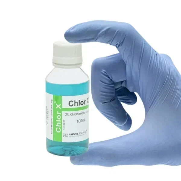 Dental CHLOR X Mouthwash 100ml Bottle a Chlore-Hexidine Solution Cavity Cleanser
