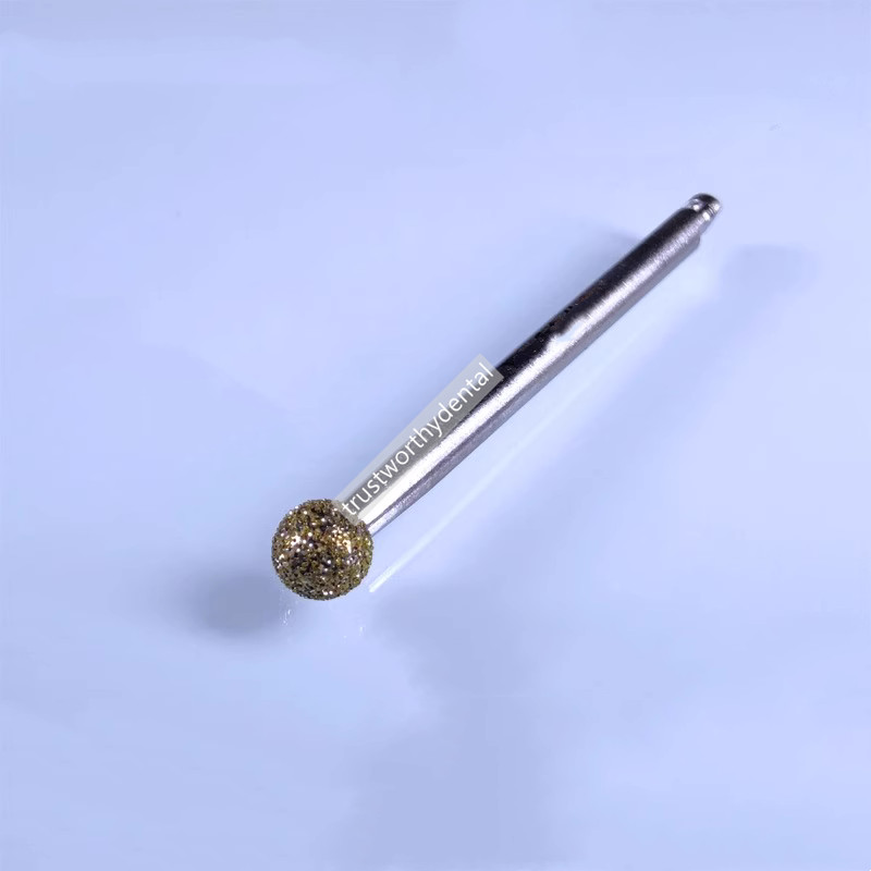 Dental Round Ball Burs Diamond Cavity Drilling Tooth Decay Cleaning Caries Grind