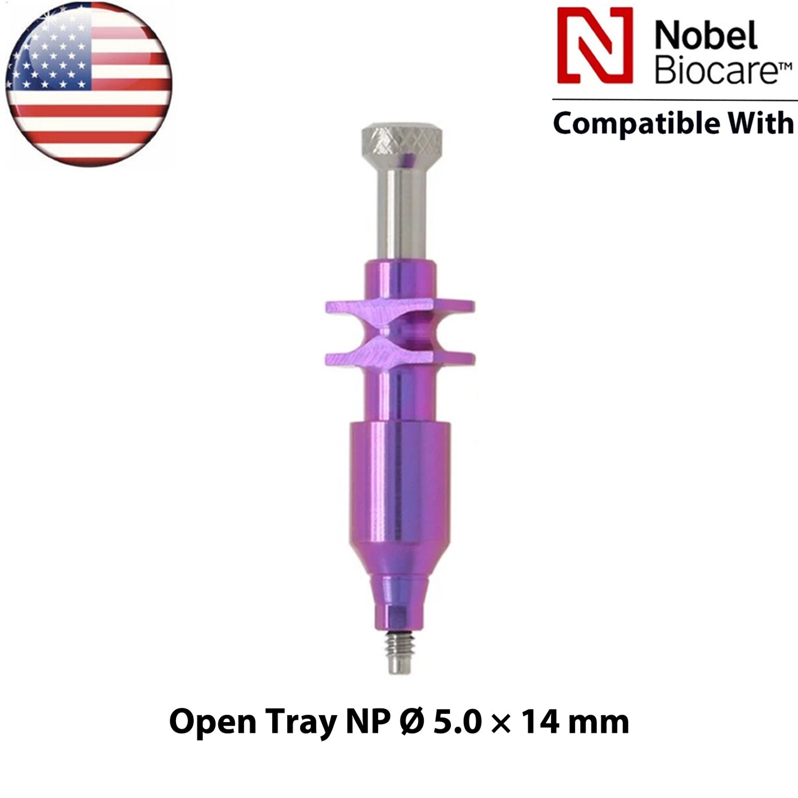US For Nobel Biocare Active Dental Impression Transfer Coping Open Tray NP/RP