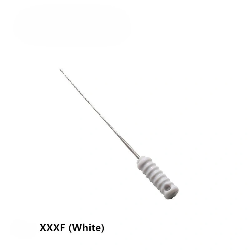 5Box Dental Endo Stainless Steel Barbed Broache Needle Handle Root Canal 25mm#25