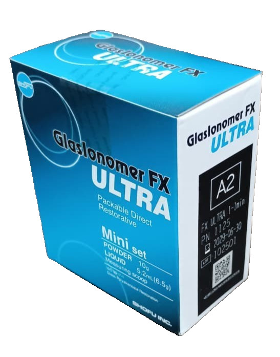 Shofu FX Ultra Bulk Fill Glass Ionomer Restorative A2 Dental Material Fast Set