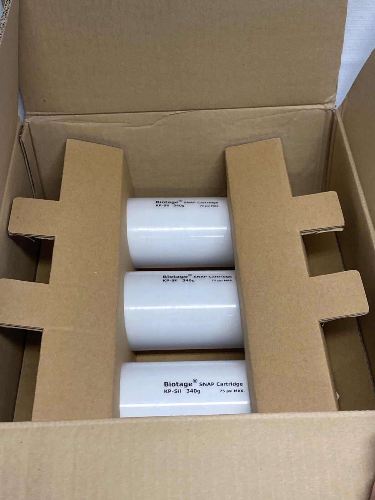 (6/Pk) BIOTAGE SNAP KP-Sil Silica Cartridge Column 340g FSKO-1107-0340