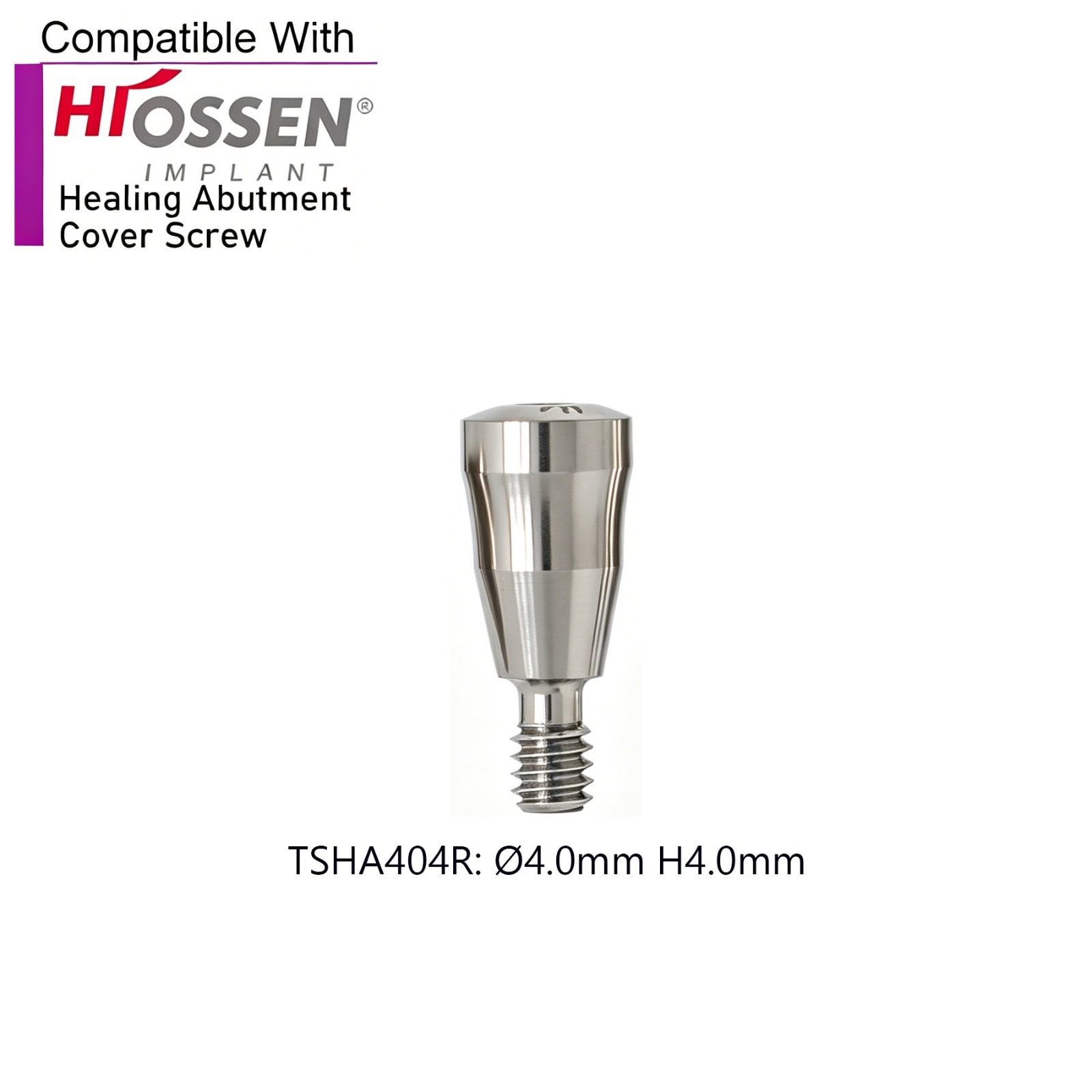 US 5Pcs Dental Healing Abutments Cover Screw Regular/Mini fit Osstem Hiossen