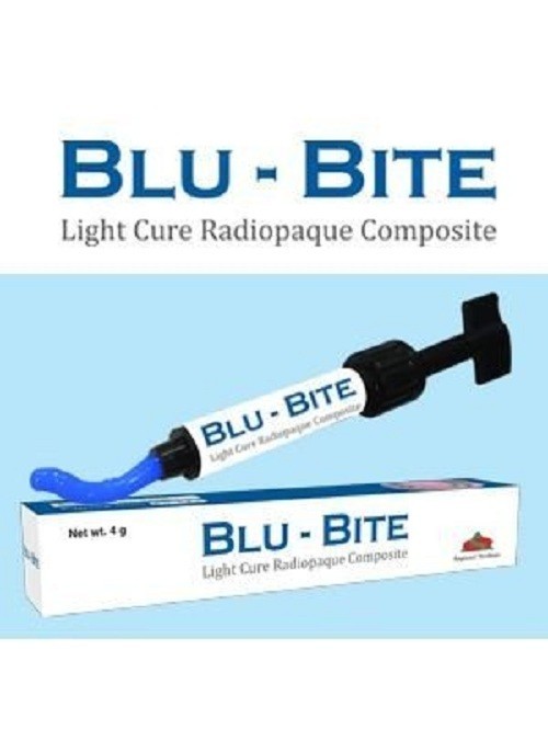 Dental Anabond Blu-Bite Light Cure Radiopaque Composite 1 x 4gm ( Free Ship )