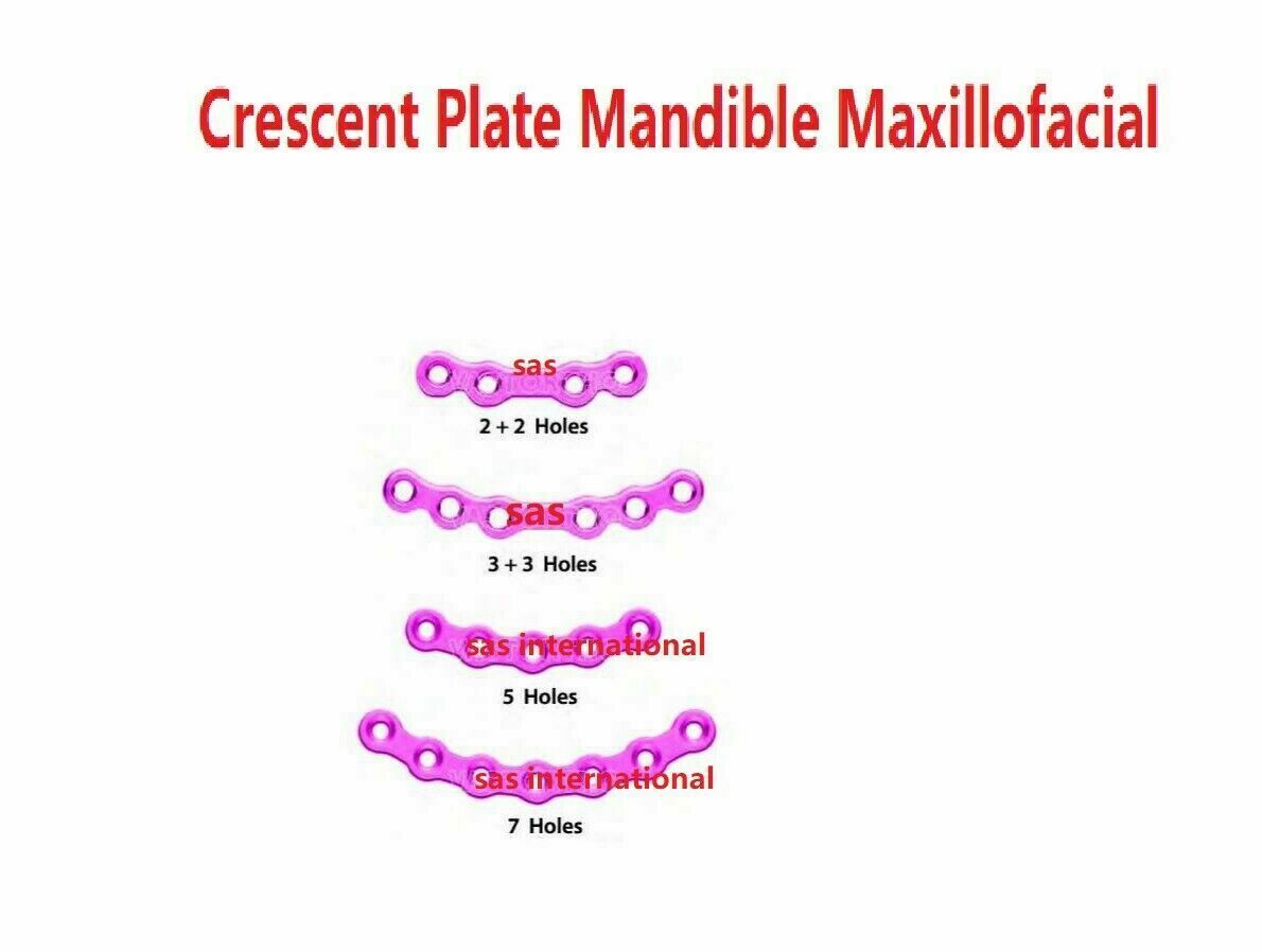 Maxillofacial Adaption Orbital Plate mandible products lot of 5 pcs
