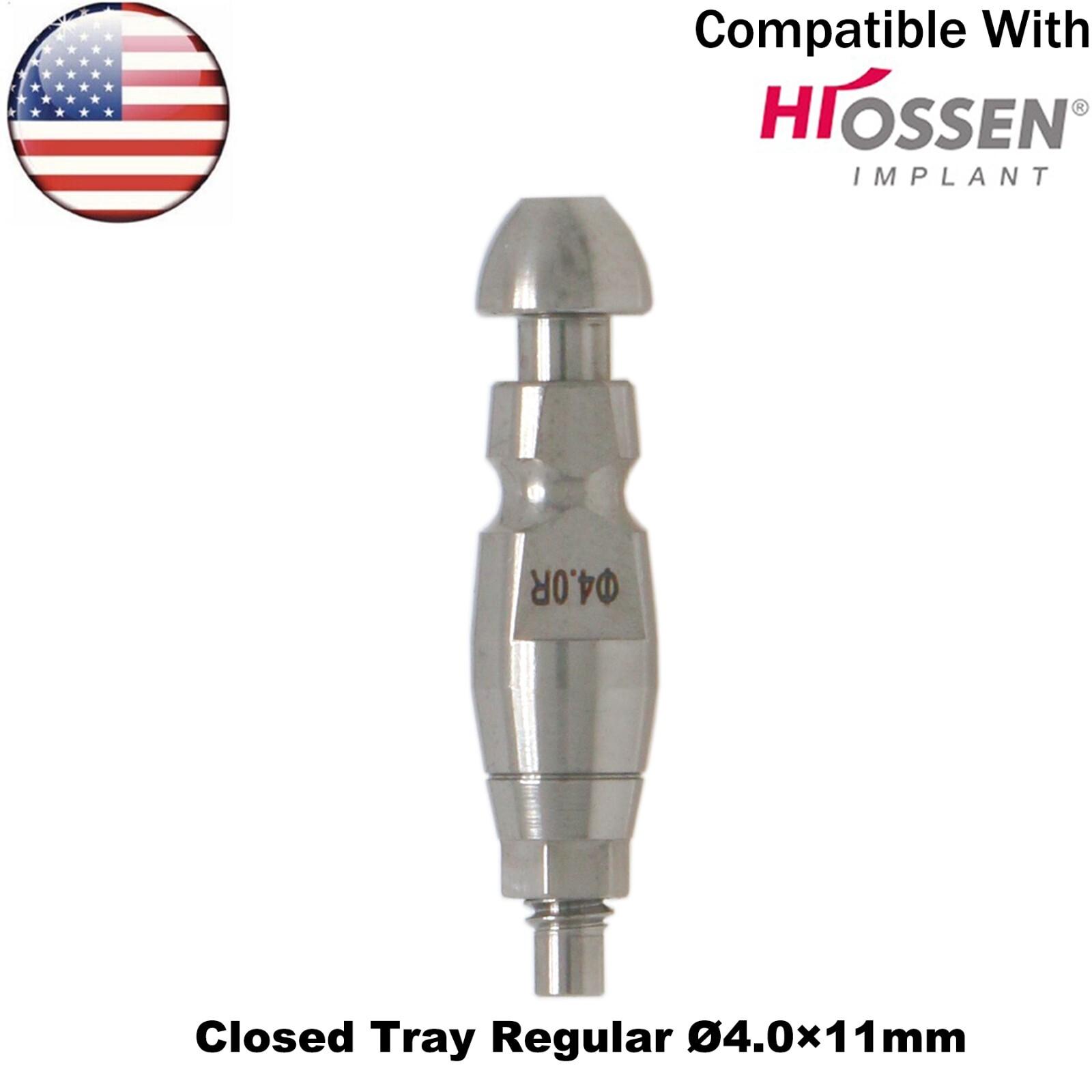 US Dental Impression Transfer Closed Coping Tray Alloy Fits Osstem Hiossen M/R