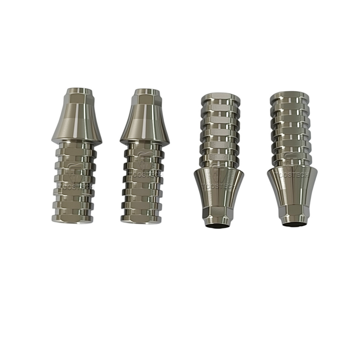 6pcs Titanium Temporary abutment compatible DIO UF platform Regular Mini GH1/2/3