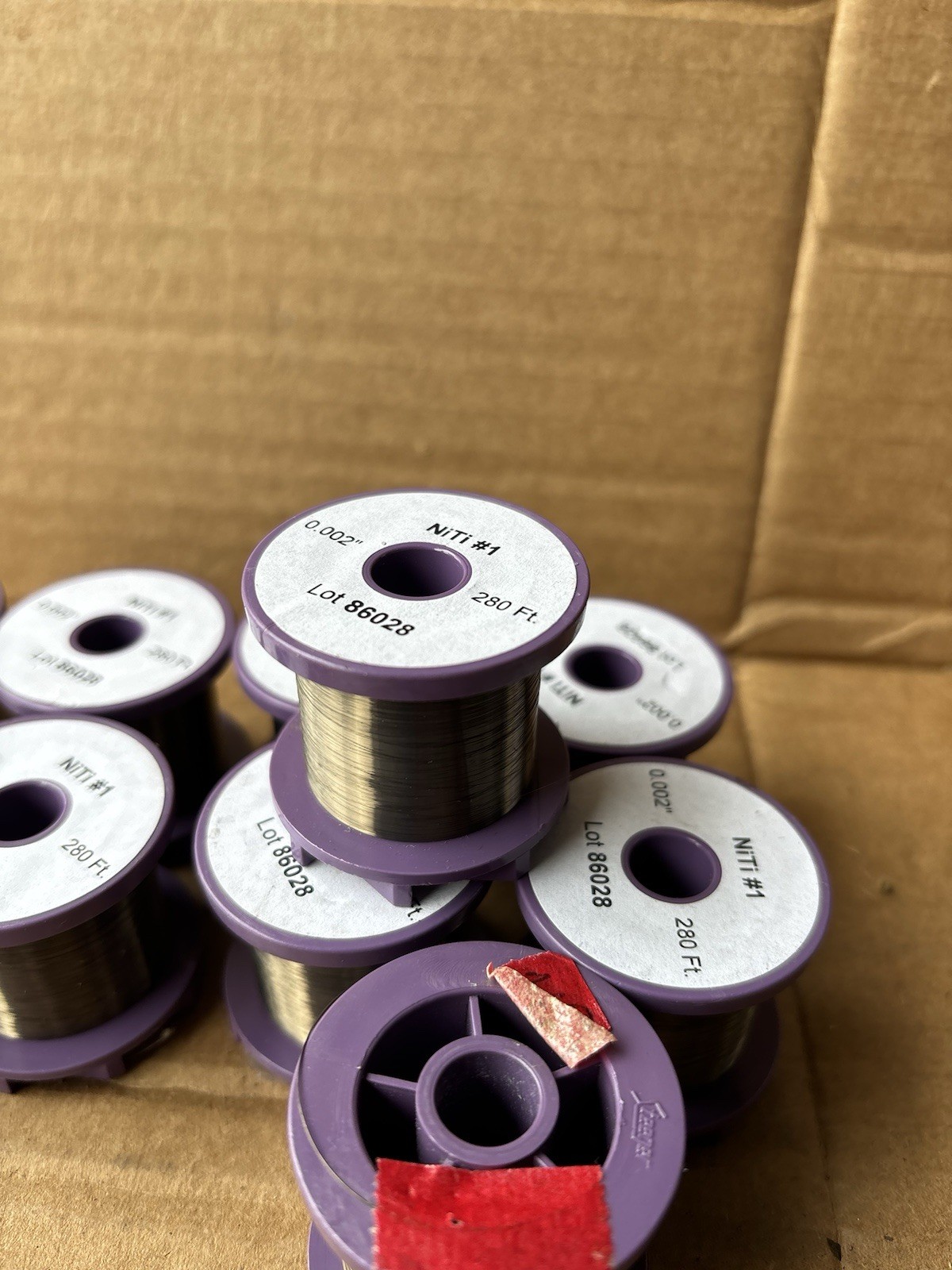 NITI #1 0.002″ 280 Lot 86028 Wire / Used – One Unit #1!!