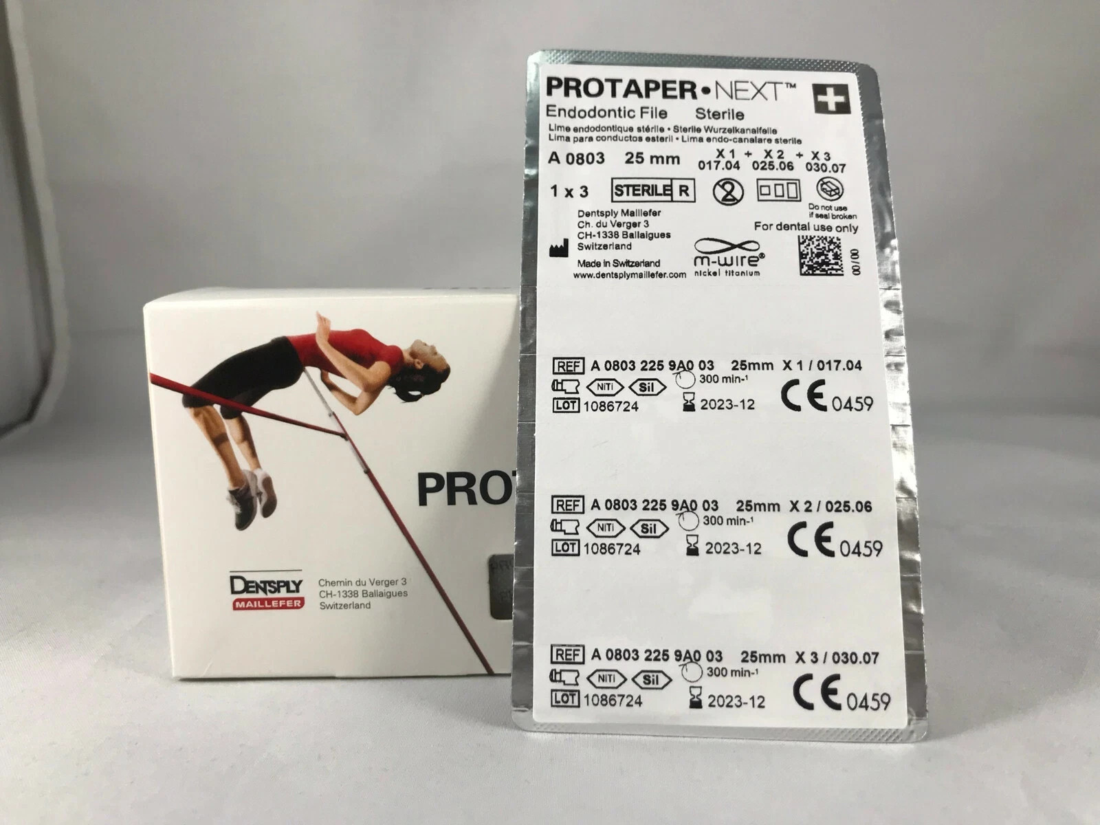 Dentsply Tulsa Protaper Next Dental Root Canal Assorted X1-X3 Files Endodontic