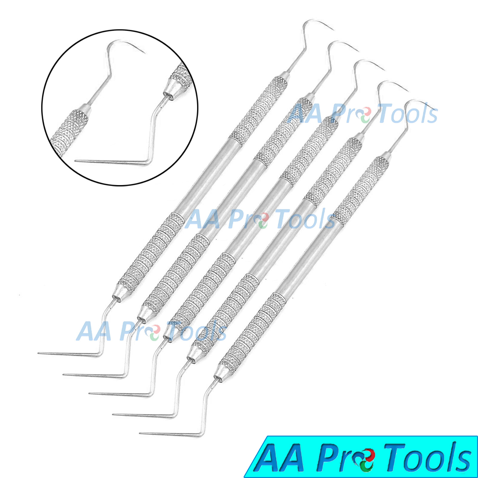 Set of 5 Probe & Explorer #PE1-23 Hygiene Scraper Dental Periodontal Instruments