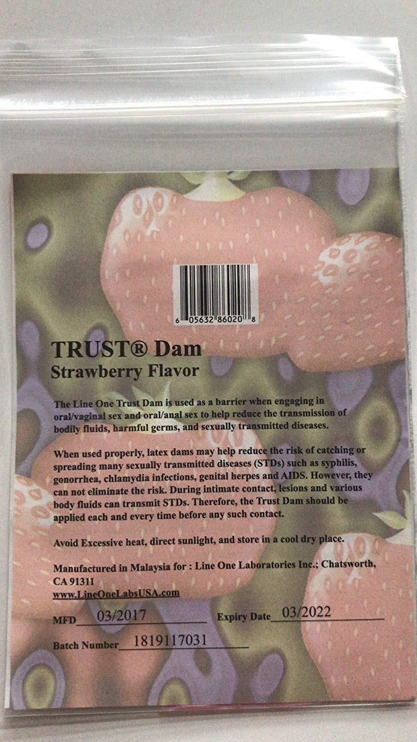 Latex Dental Dam Assorted 1 pc. 6 Pack