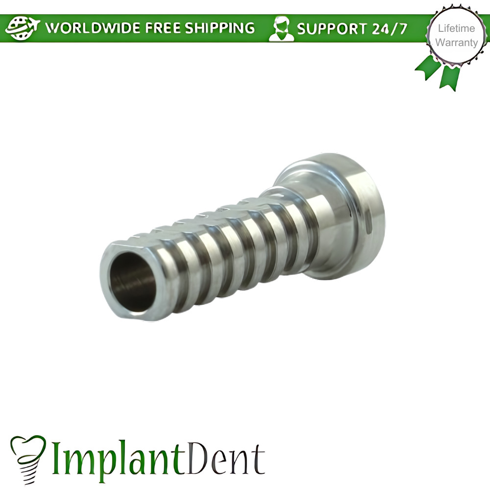 1x Dental Angulated Multi Unit 1.4mm Titanium Sleeve Set 45° Int Hex 2.42mm