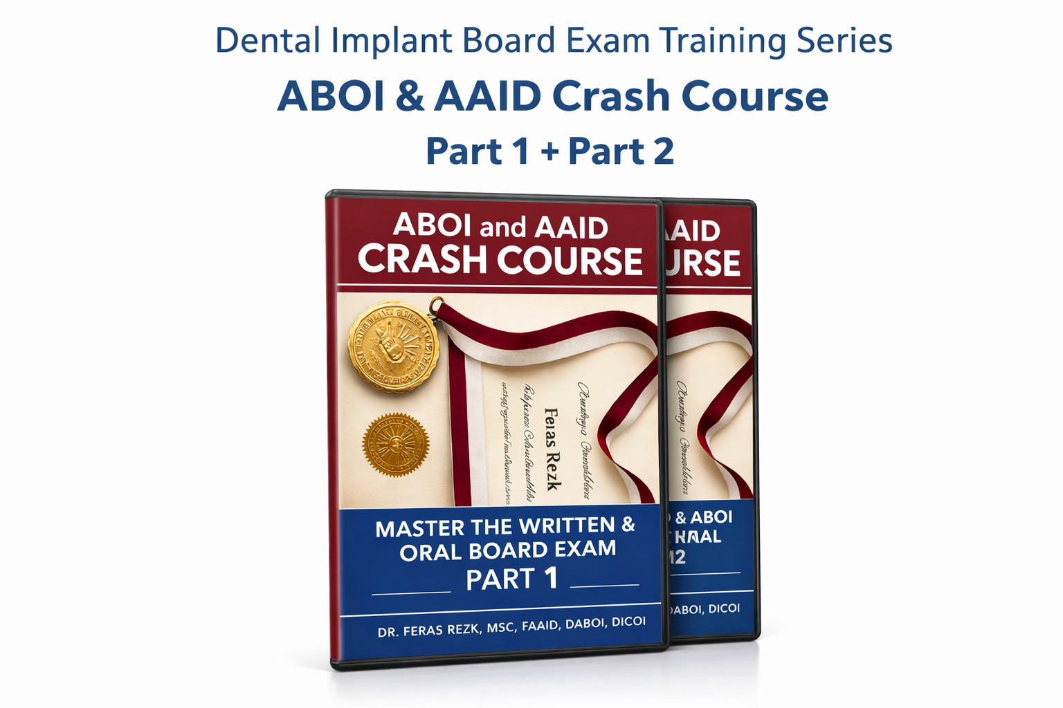 Dental DVD ABOI and AAID writing exam training video lecture PART 1 and 2