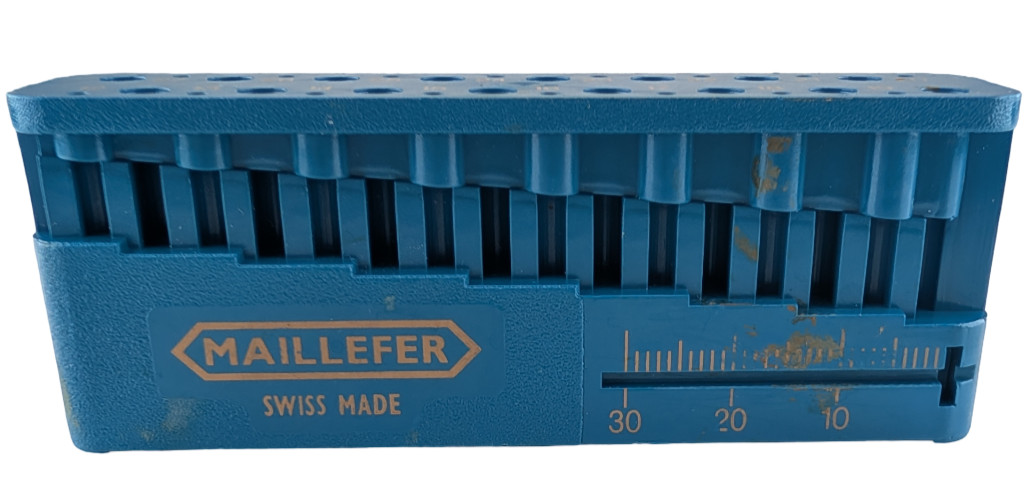 Maillefer Swiss Made Endodontic Measuring Block File Holder Stand Autoclavable