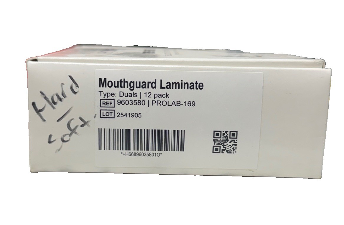 Keystone Pro-Form 9603580 (E-Gasket) Dual Laminate 3mm 5×5 Mouthguard Sheets x11
