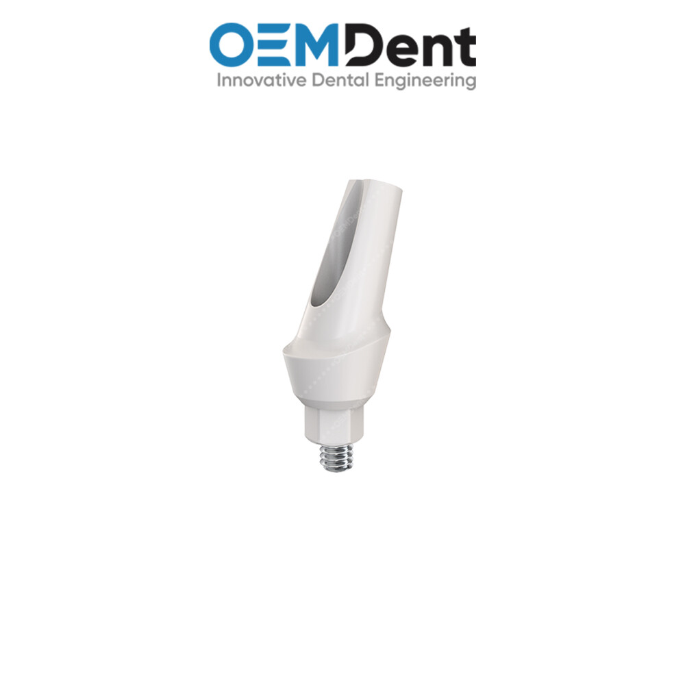 Peek Temporary Anatomic Angled Prosthetic 25° – Alfa Gate® Int Hex Compatible