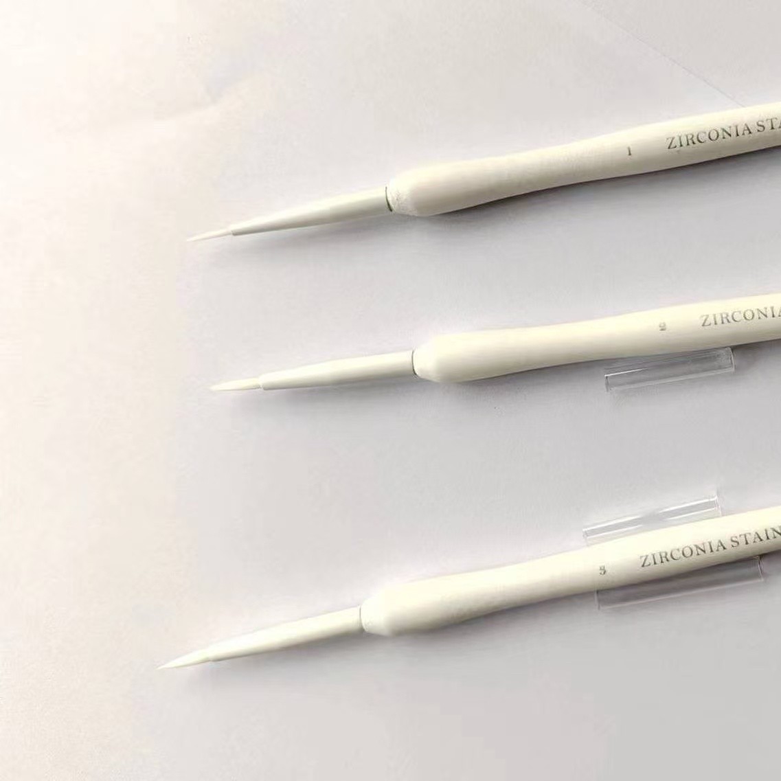 Dental Zirconia Stain Brush Metal-Free Pre-Sintering Color Application Fits MPF.