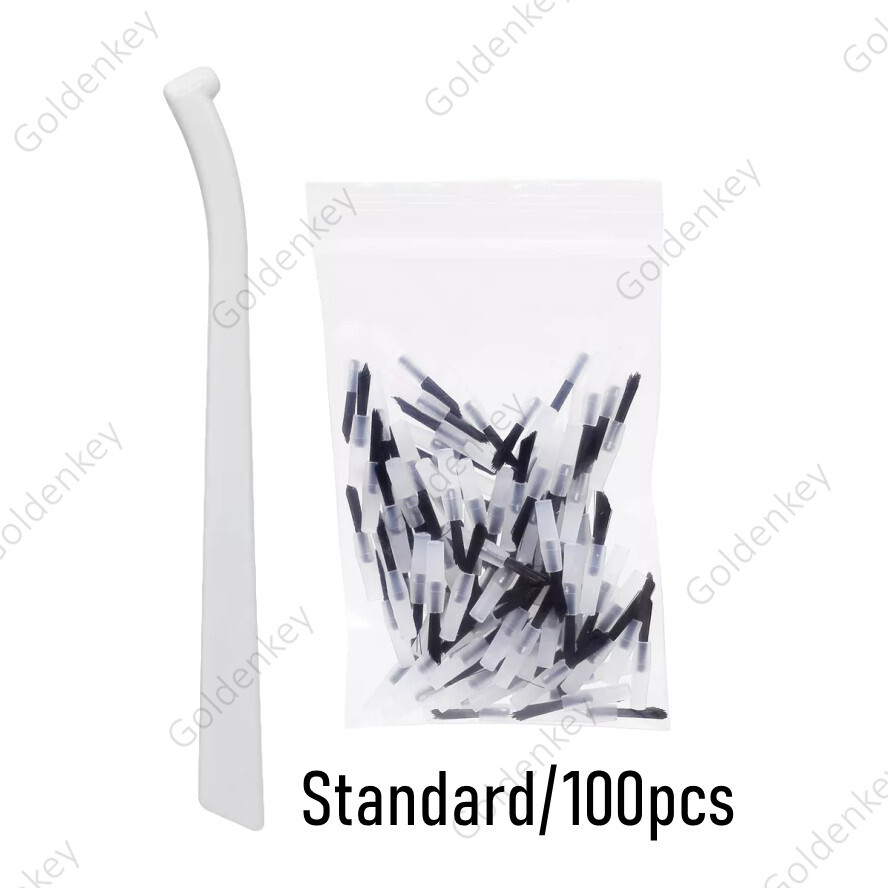 Dental Micro Brushes Tips Applicator Handle Brush Composite Resin Disposable