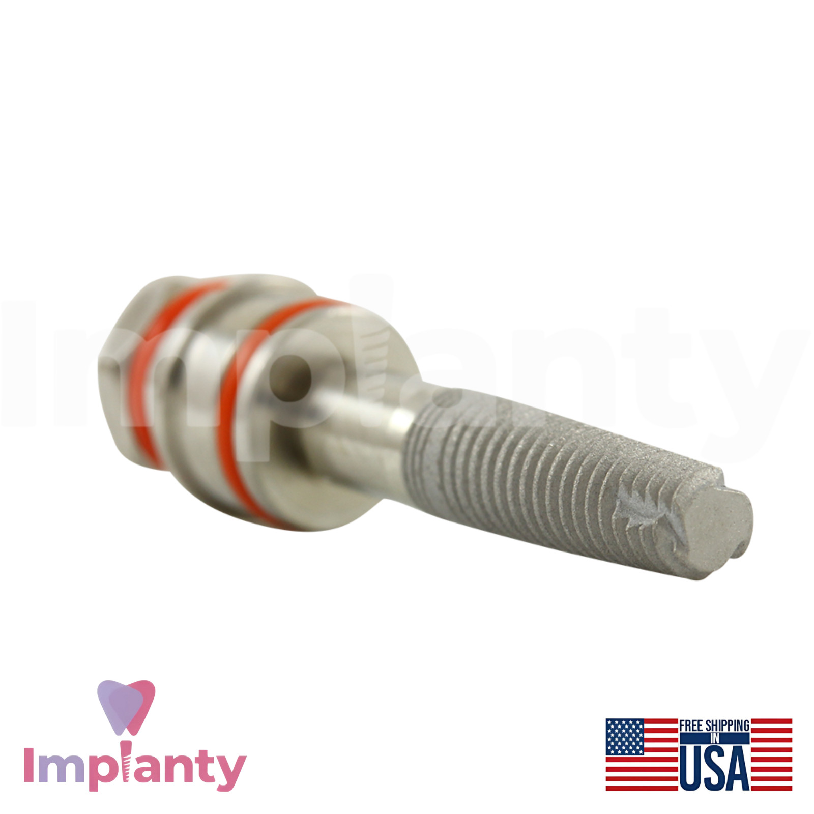 GDT CFI Int Hex 2.42mm Connection Dental Cylindrical Fixture Titanium Set