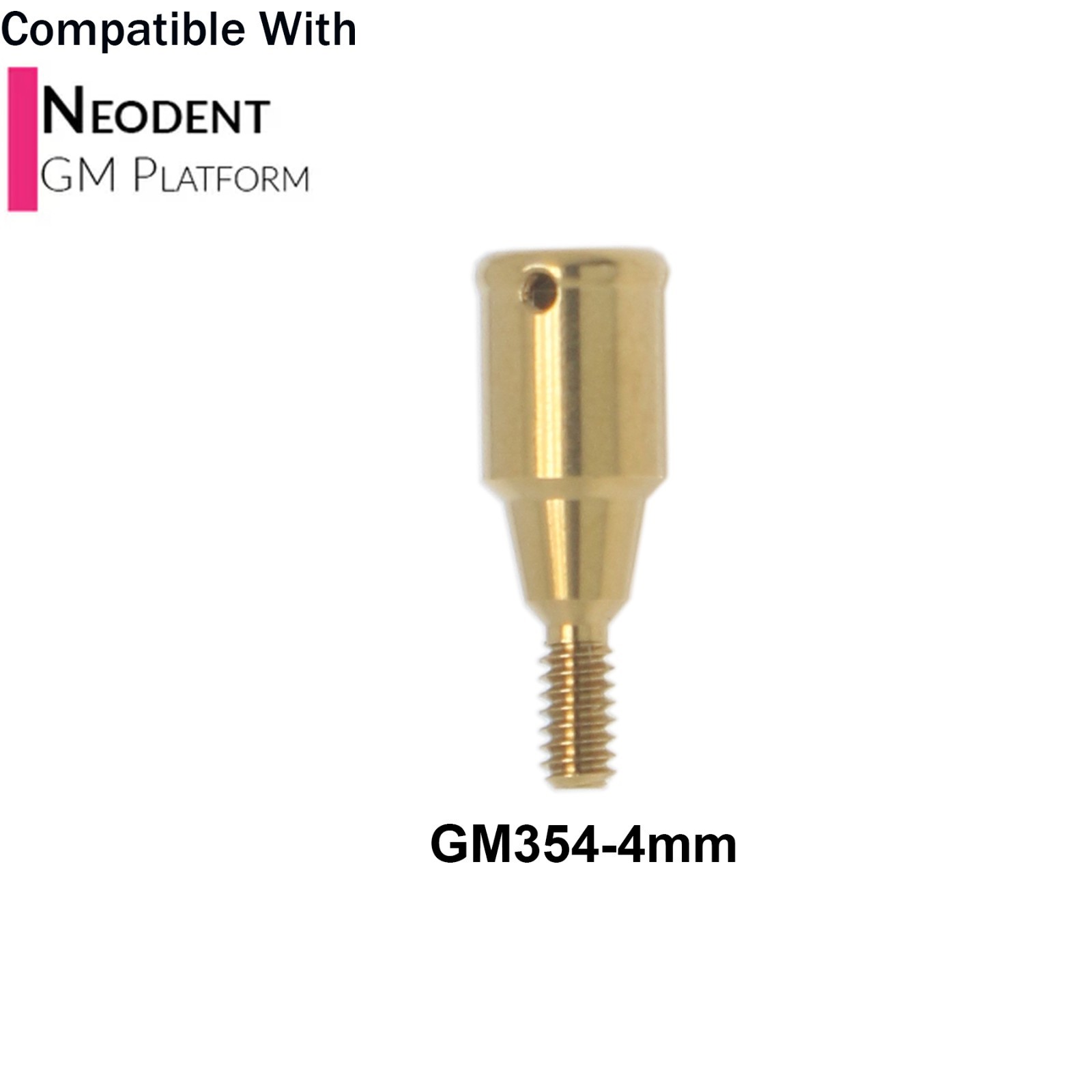 Dental Overdenture Locator Abutment 1-6mm & Male Cap Kit For NEODENT GRAND MORSE