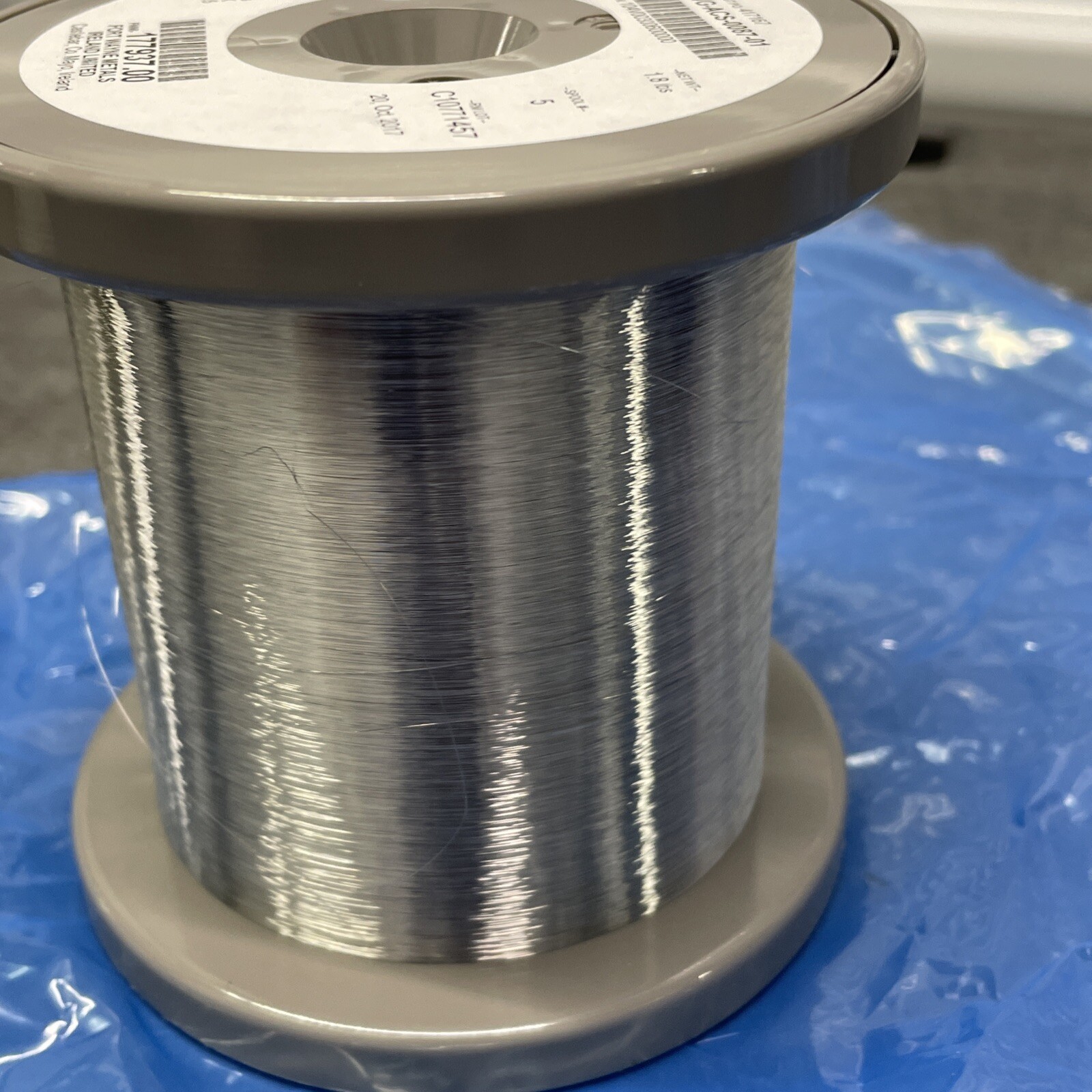 Fort Wayne Metals 304V Stainless Steel Wire 0.003″ 1.8lb, Approx. 55,000 Ft