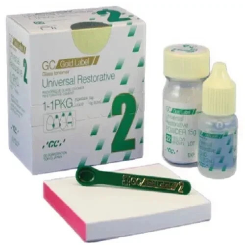 GC Gold Label 2 Glass Ionomer Restorative Cement Free II Ship