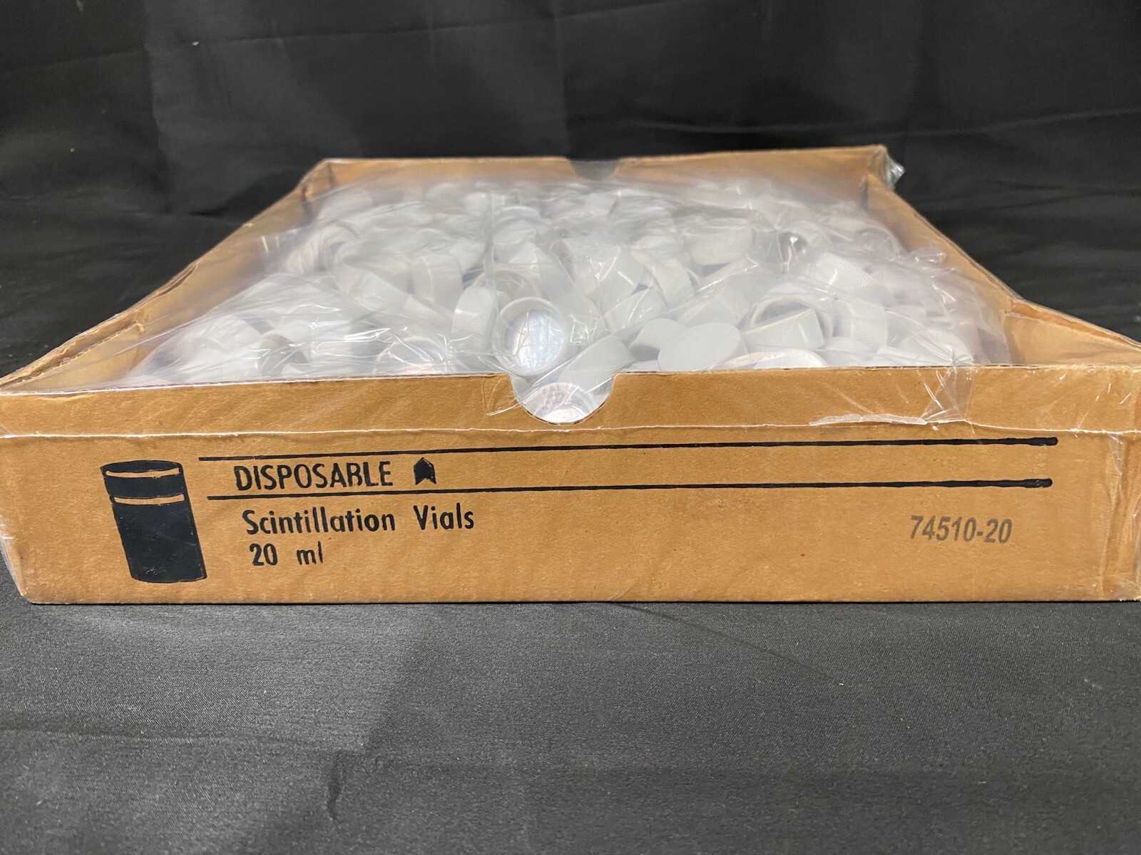 KIMBLE 20mL Scintillation Vial Caps LAF-217-backed Foil 22-400 74510-20 (500/cs)