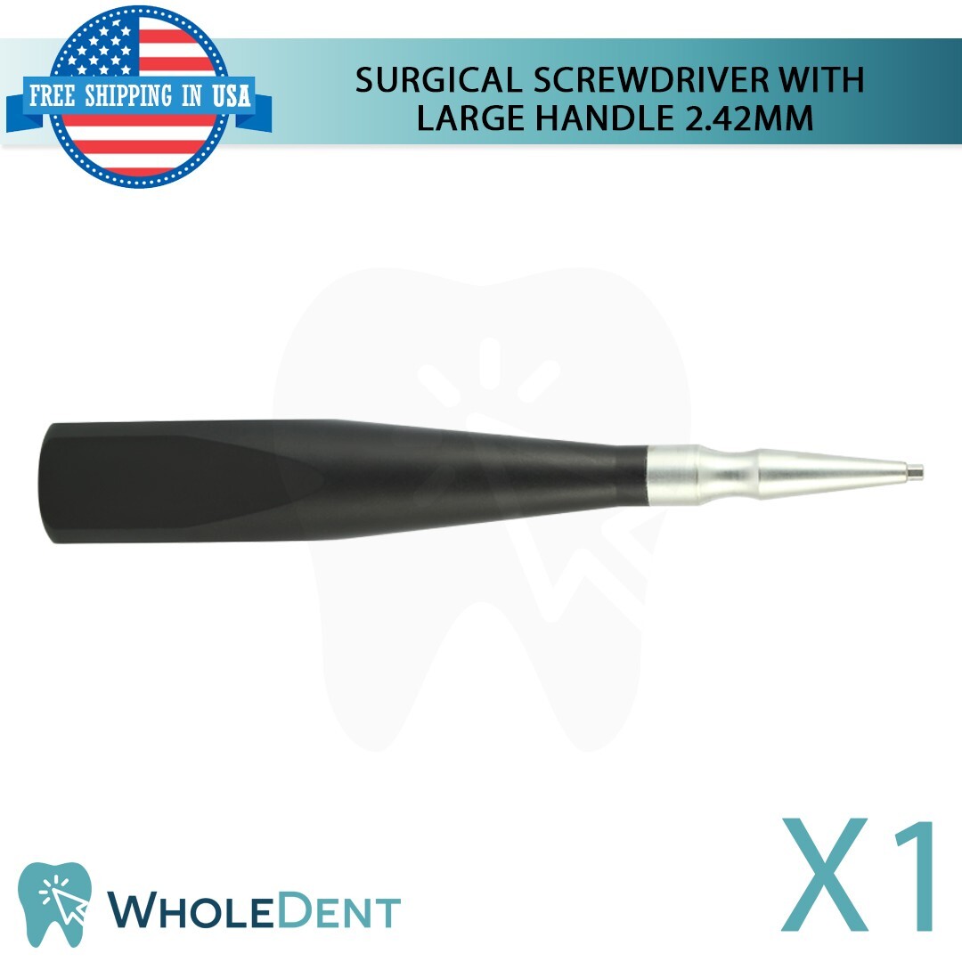 Sur gical Long Handle Im plant Driver Ø2.42mm Hex Adapter Dental Tool Instrument