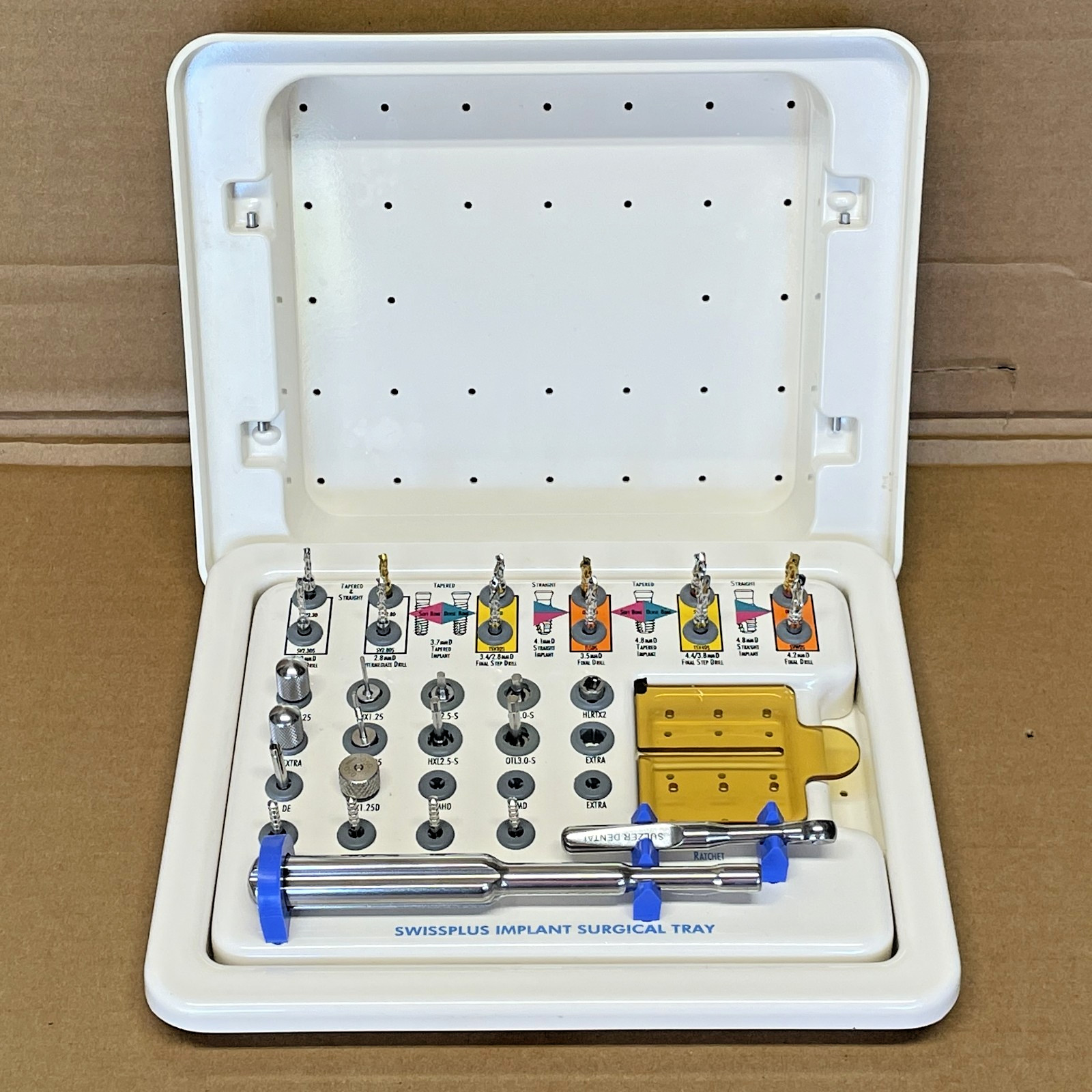 Sulzer Medica Tapered Screw-Vent and Advent Kit, Excellent, Pictured Items Only
