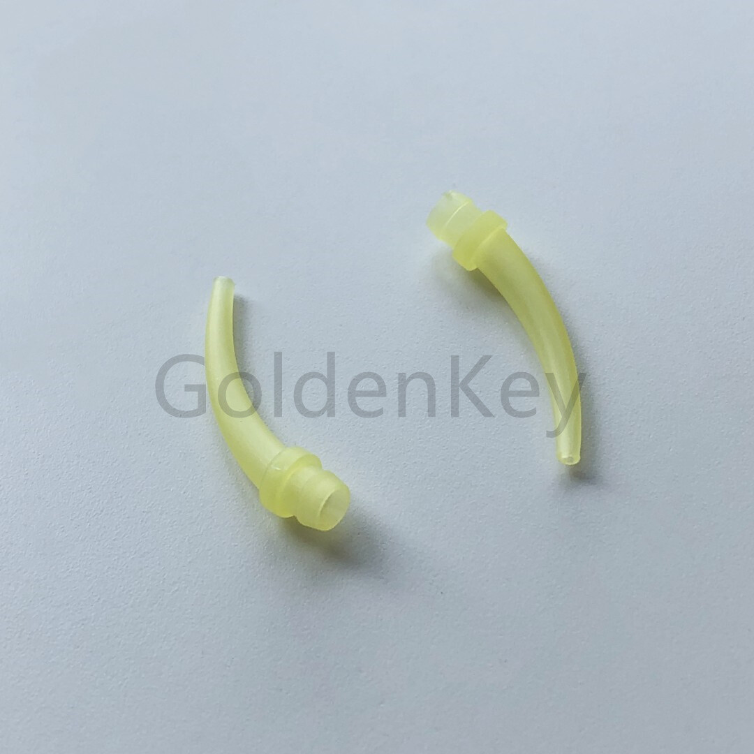 2Pack Dental Intra Oral Impression Mixing Tip Clear/Yellow Accurate Dispener Tip