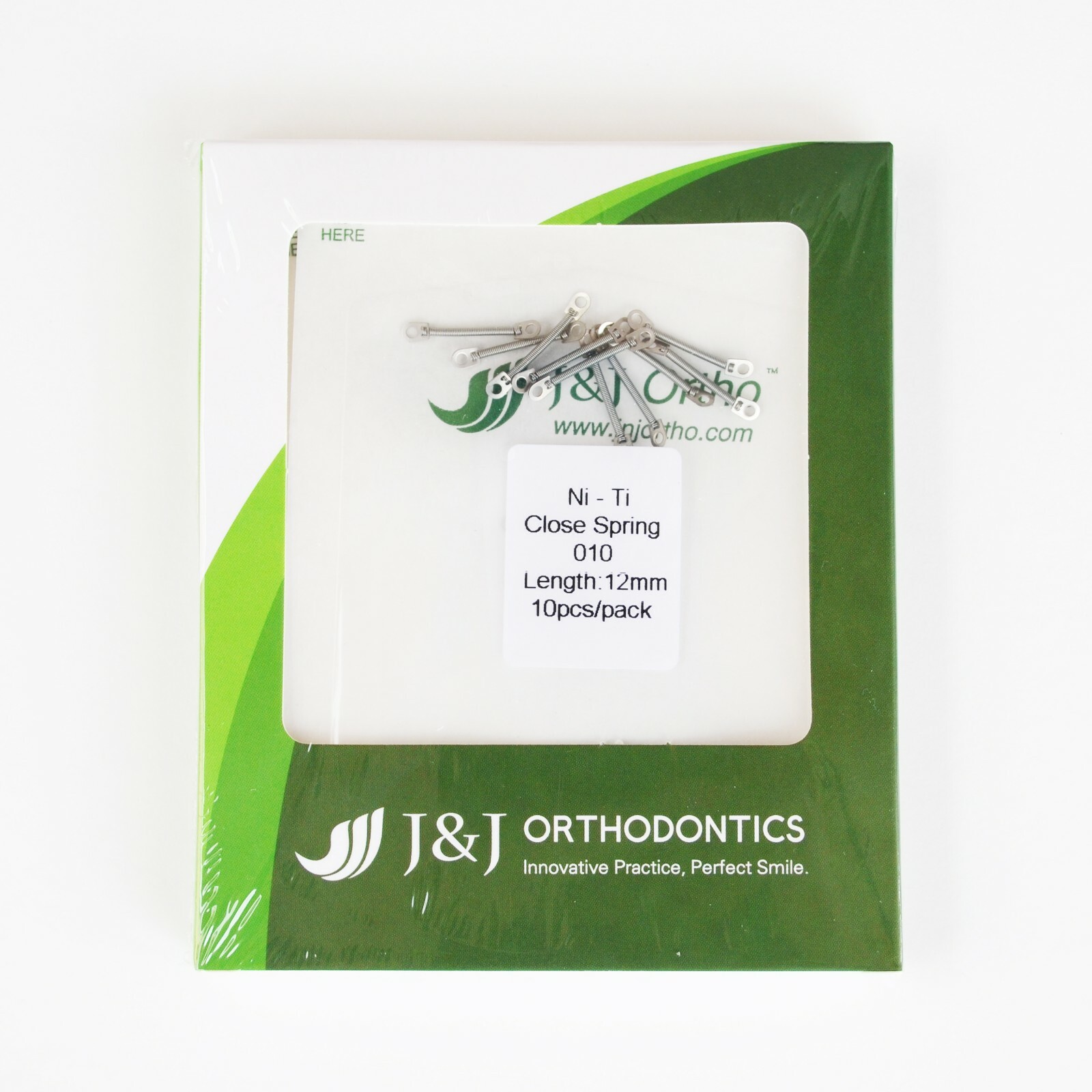10 x Packs J&J Ortho™ Dental Orthodontic NiTi Springs Closed Coil (10pcs x 10)