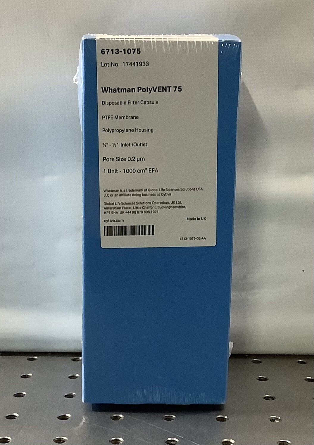 Whatman 6713-1075 Venting Filter, Capsule, 1000 cm2