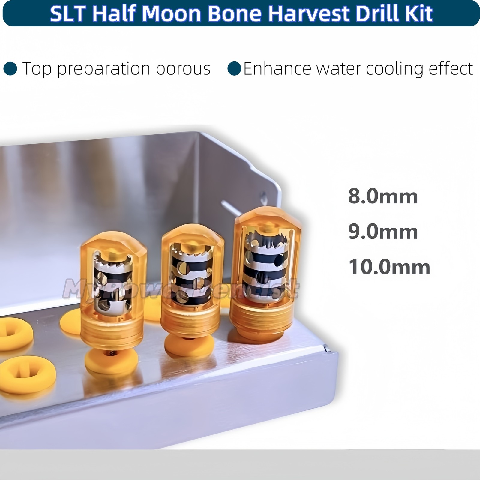 Dental SLT Half Moon Harvest Drill Semilunar Technique Collector Drills