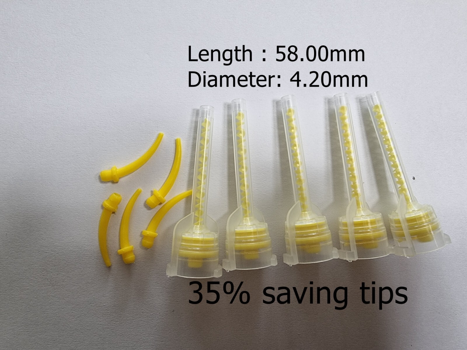 500pcs: NEW Dental Yellow HP Mixing Tips Light body+250 oral tips(made in KOREA)