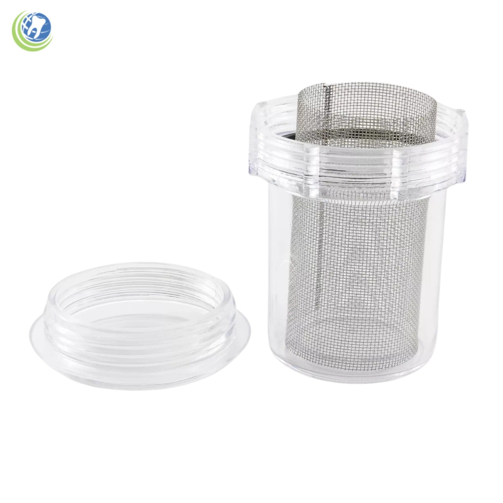 8X Dental Disposable Evacuation Canister DC8-2300 Screen-4-Vac ThinMesh Plasdent