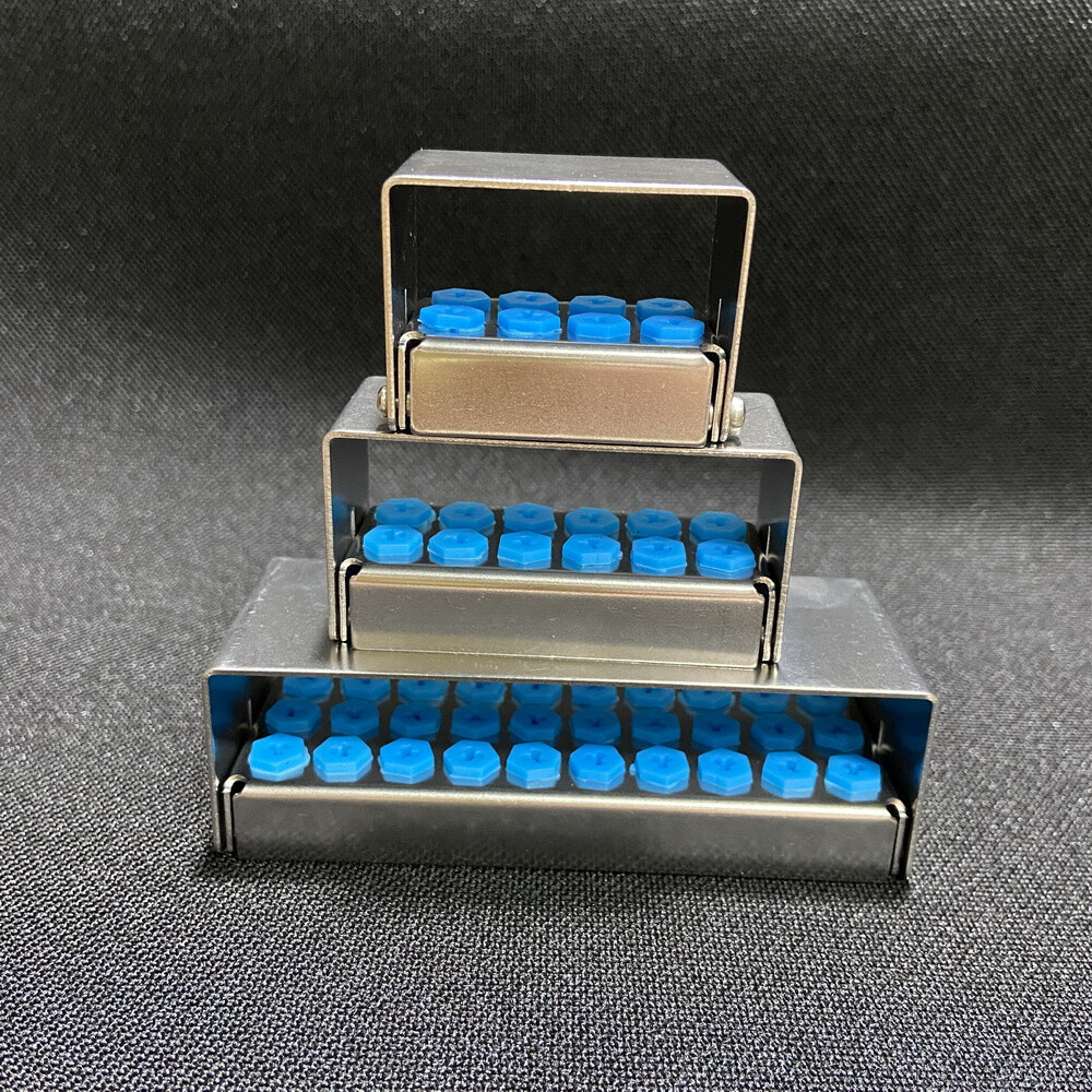 Dental Implant Drills Organizer Holder Sterilization Case Bur Block 8/12/30 Hole