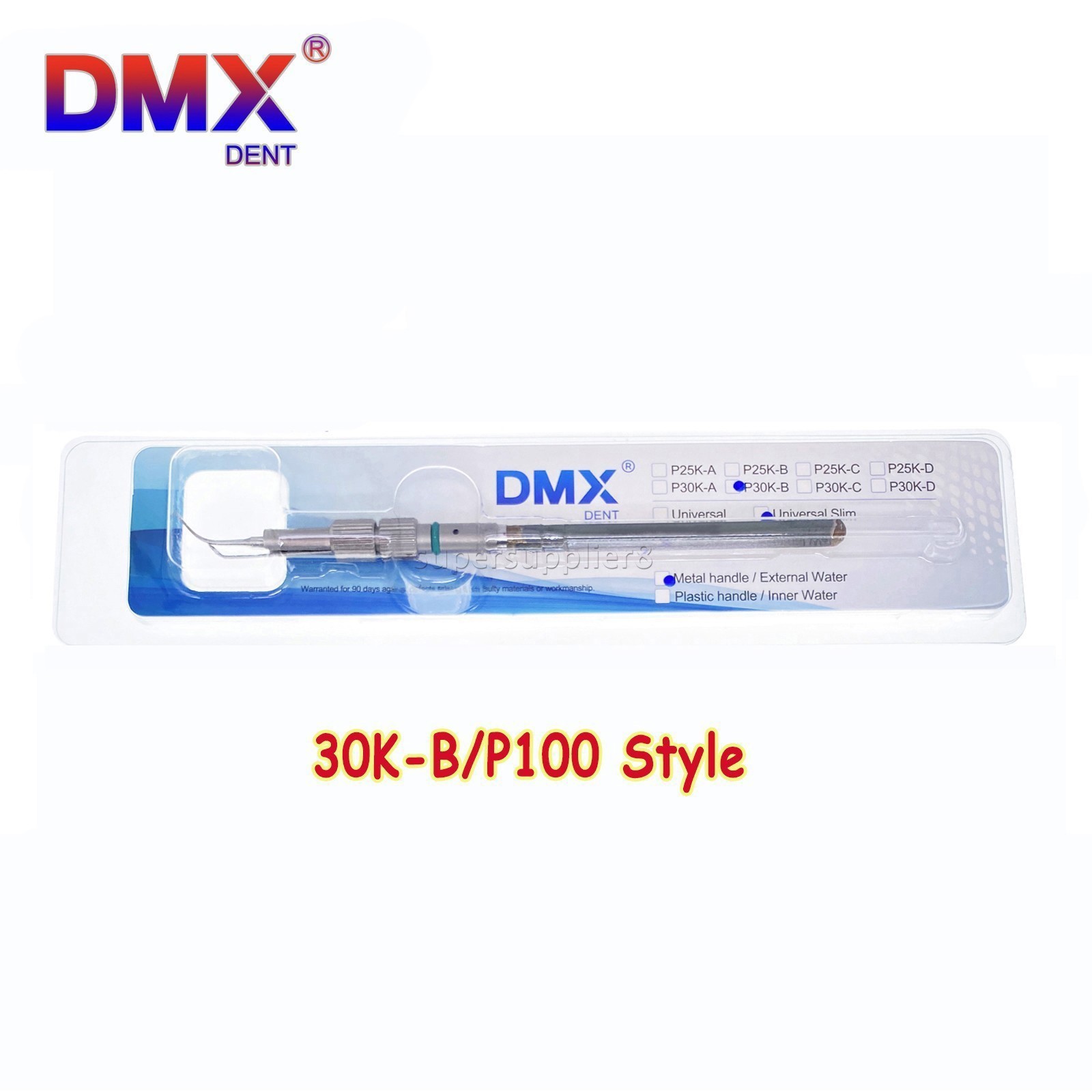 P-100 Style Cavitron Dental Insert Tip Ultrasonic 25K/30K Slim Series Tip insert