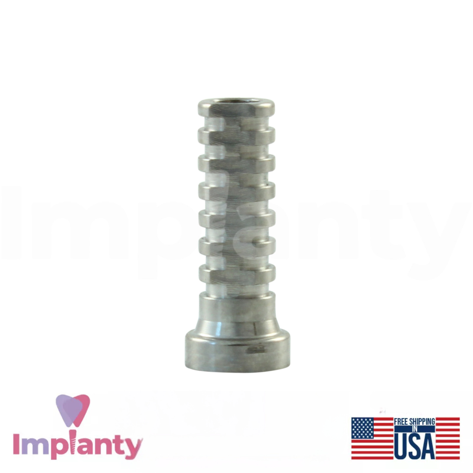 GDT Angulated Dental Multi Unit 1.4 Titanium Sleeve Set 45° Int Hex 2.42mm