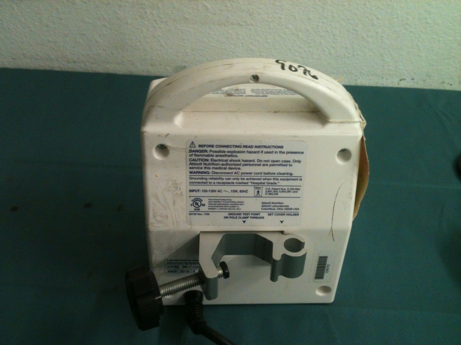 Lot of 6 Abbott Patrol Enteral Pump