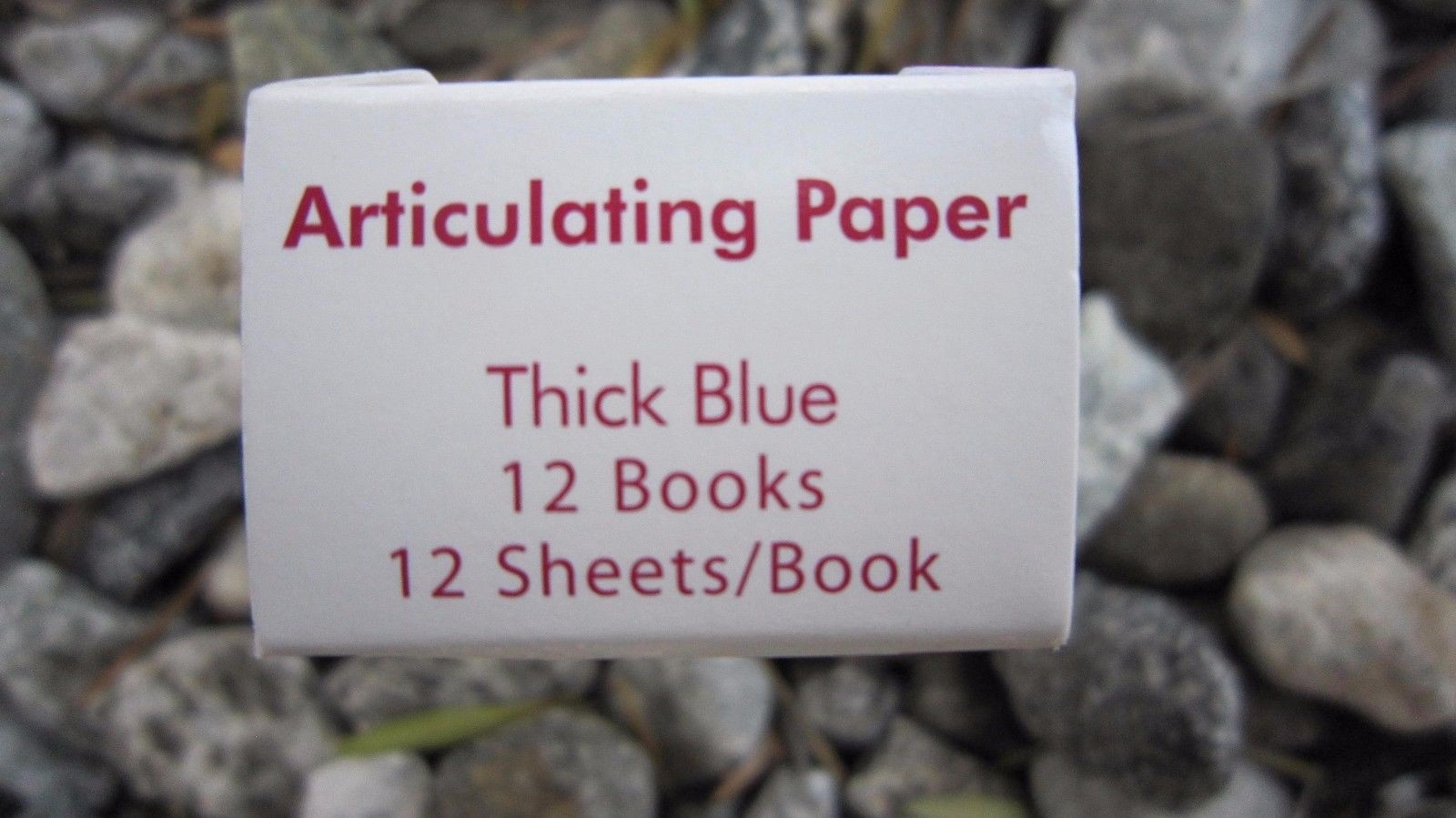 TPTH Crosstex Articulating Paper Thick 0031”/79 Microns 144/Pcs Blue X 3 Boxes
