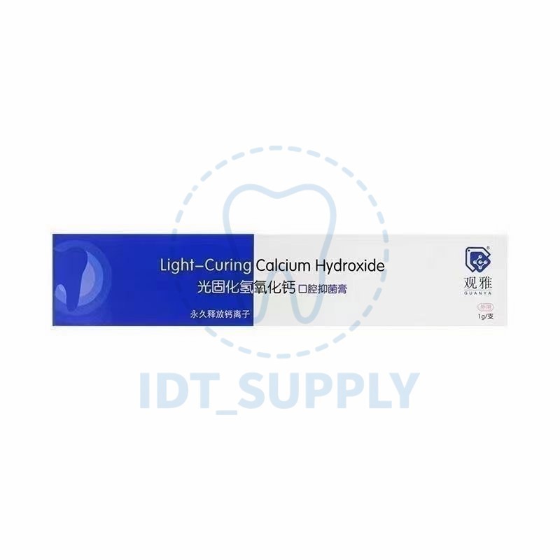 Guanya Light Cure Calcium Hydroxide Paste 1g Antibacterial Pulp Capping Liner